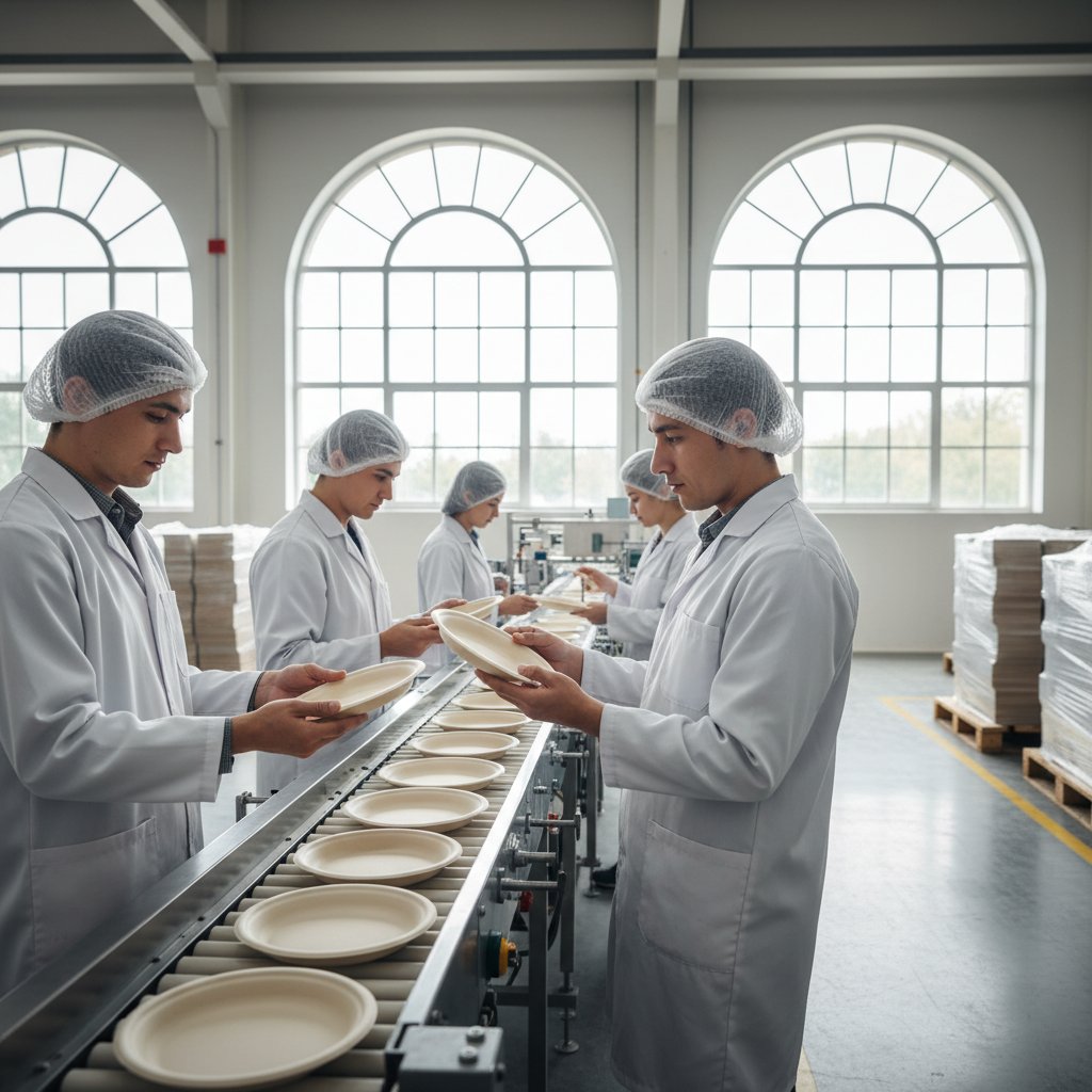 Hiqagu warehouse with eco-friendly disposable tableware