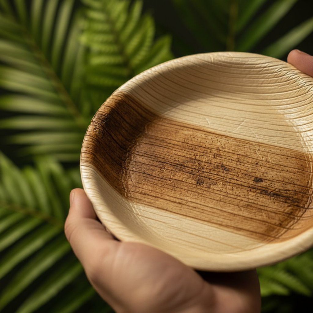 Compostable plates and cutlery for outdoor dining